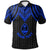 Guam Custom Polo Shirt Polynesian Armor Style Blue Unisex Blue - Polynesian Pride