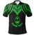 Guam Custom Polo Shirt Polynesian Armor Style Green Unisex Green - Polynesian Pride