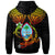 Guam Custom Zip up Hoodie Lizard Good Chest - Polynesian Pride