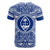 Guam T Shirt Guam Coat of Arms Polynesian Flag Color - Polynesian Pride