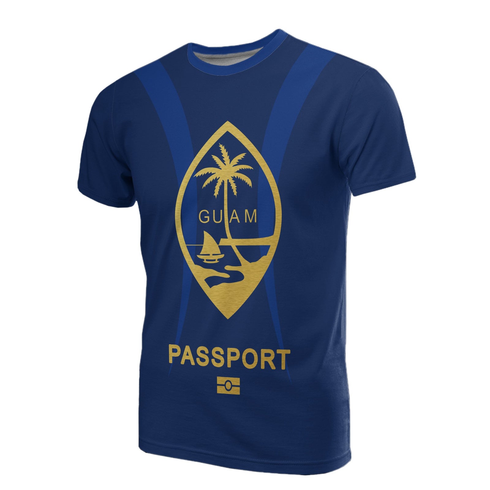 Guam All Over Print T Shirt Guam Passport Unisex Art - Polynesian Pride