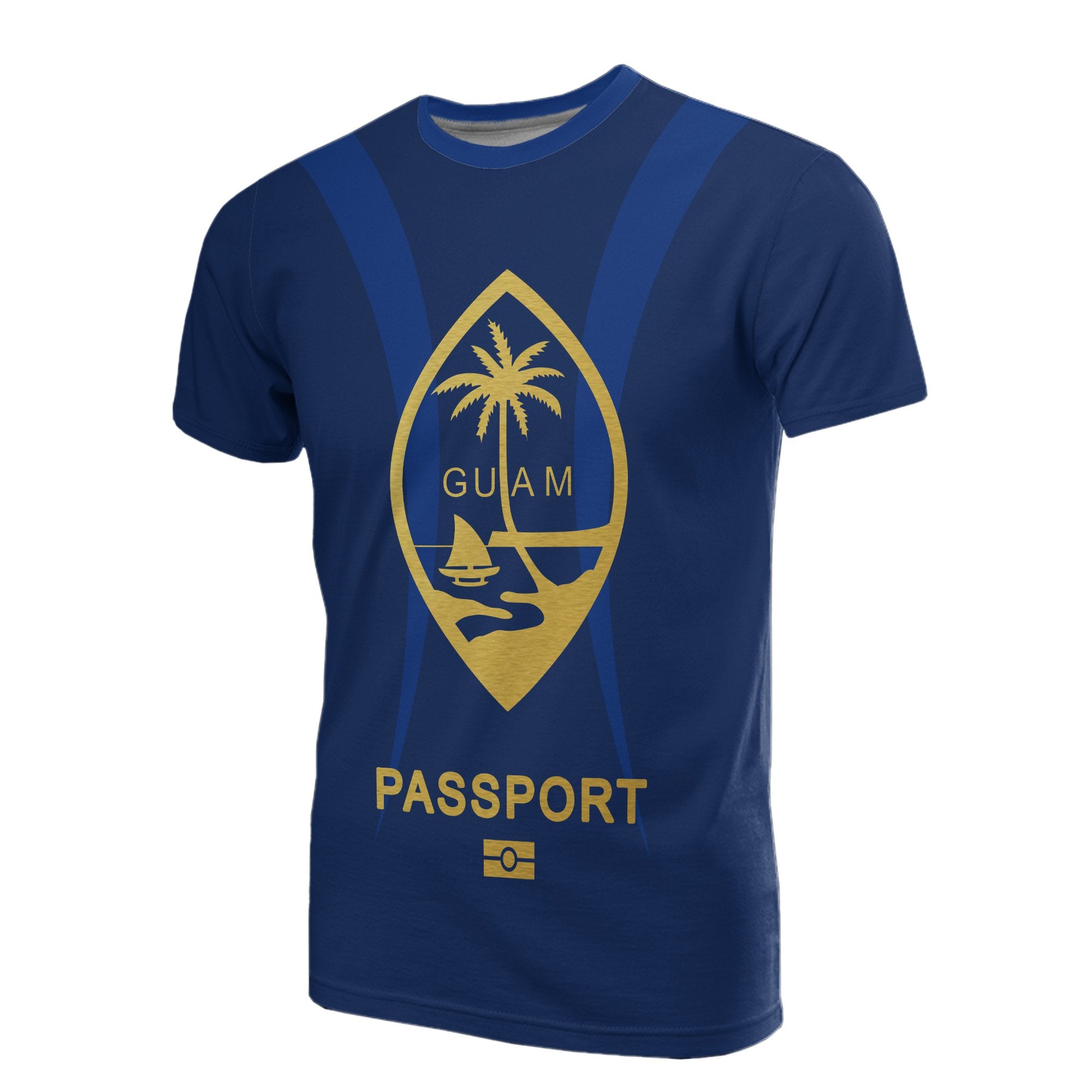 Guam All Over Print T Shirt Guam Passport Unisex Art - Polynesian Pride