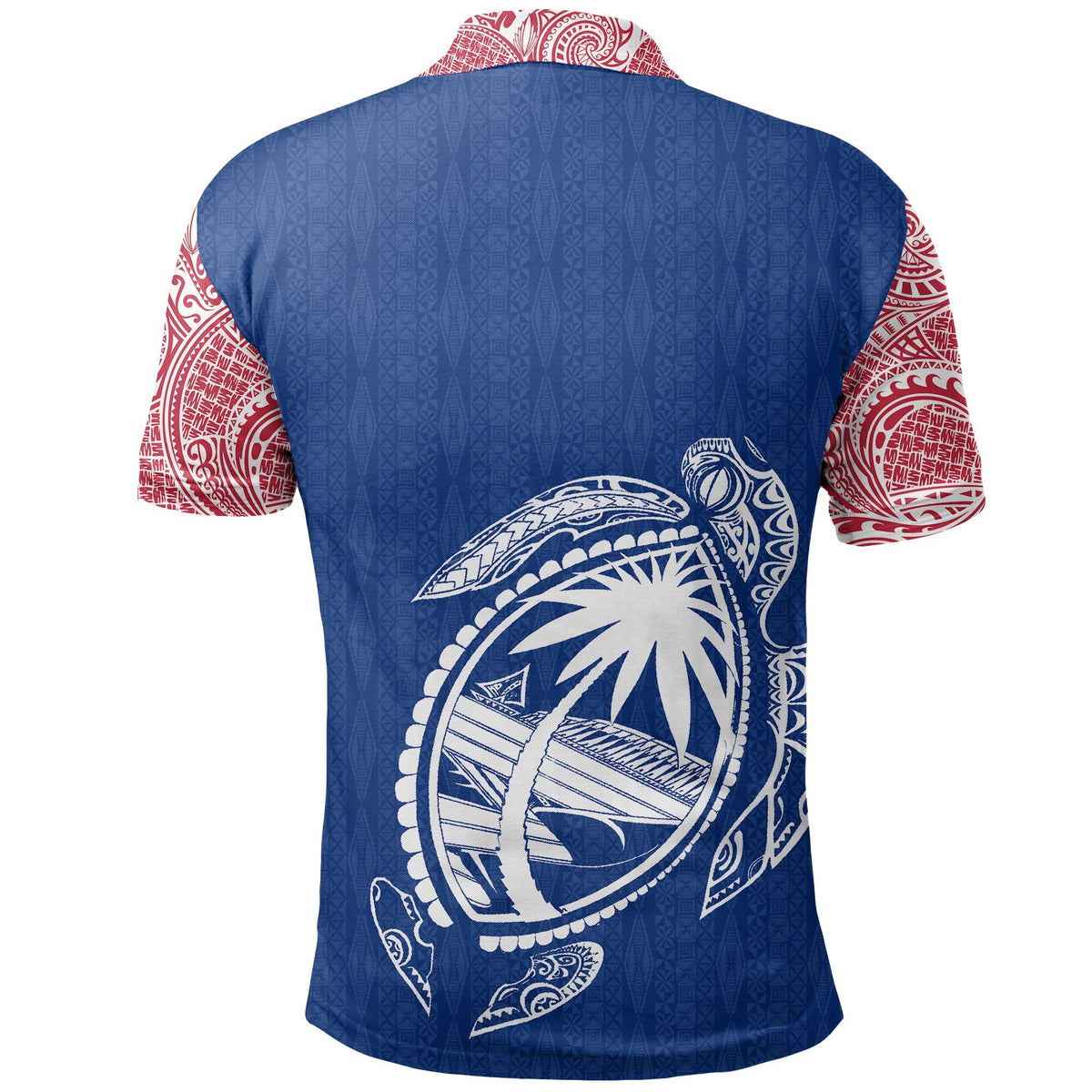 Guam Polynesian Polo Shirt Turtle - Polynesian Pride