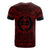 Guam T Shirt Guam Coat of Arms Polynesian Red Black - Polynesian Pride