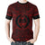 Guam T Shirt Guam Coat of Arms Polynesian Red Black - Polynesian Pride