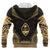 Guam Polynesian Chief Custom Zip up Hoodie Gold Version Unisex Gold - Polynesian Pride