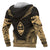 Guam Polynesian Chief Custom Hoodie Gold Version - Polynesian Pride