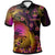 Guam Custom Polo Shirt Guahan in wave Unisex Black - Polynesian Pride