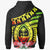 Guam Hoodie Polynesian Pattern Reggae With Hibiscus - Polynesian Pride