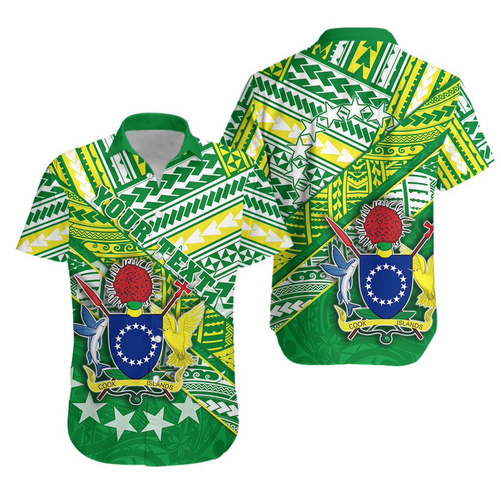 (Custom Personalised) Cook Islands Rugby Hawaiian Shirt New Breathable LT13 Unisex Green - Polynesian Pride