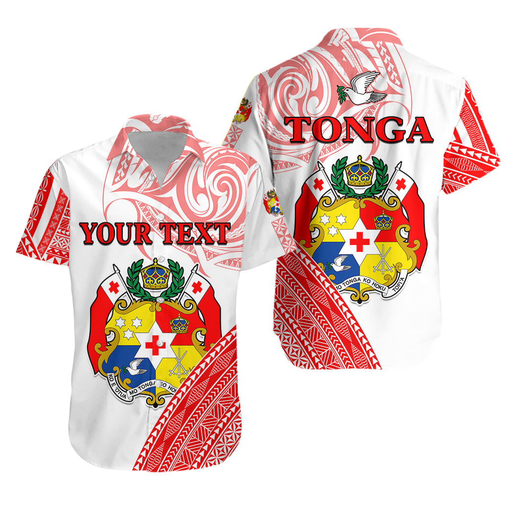 (Custom Personalised) Tonga Hawaiian Shirt Tongan Pattern Blithesome LT13 Unisex Red - Polynesian Pride