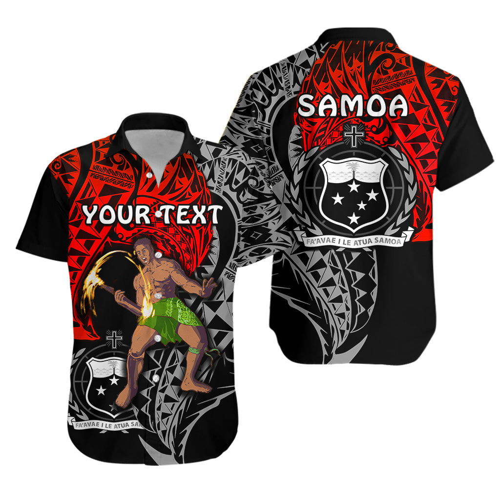 (Custom Personalised) Siva Samoa Hawaiian Shirt Samoan Dance Mix Red Polynesian LT13 Unisex Red - Polynesian Pride