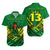 (Custom Personalised) Cook Islands Rugby Hawaiian Shirt Simple Polynesian - Custom Text and Number LT13 Unisex Green - Polynesian Pride