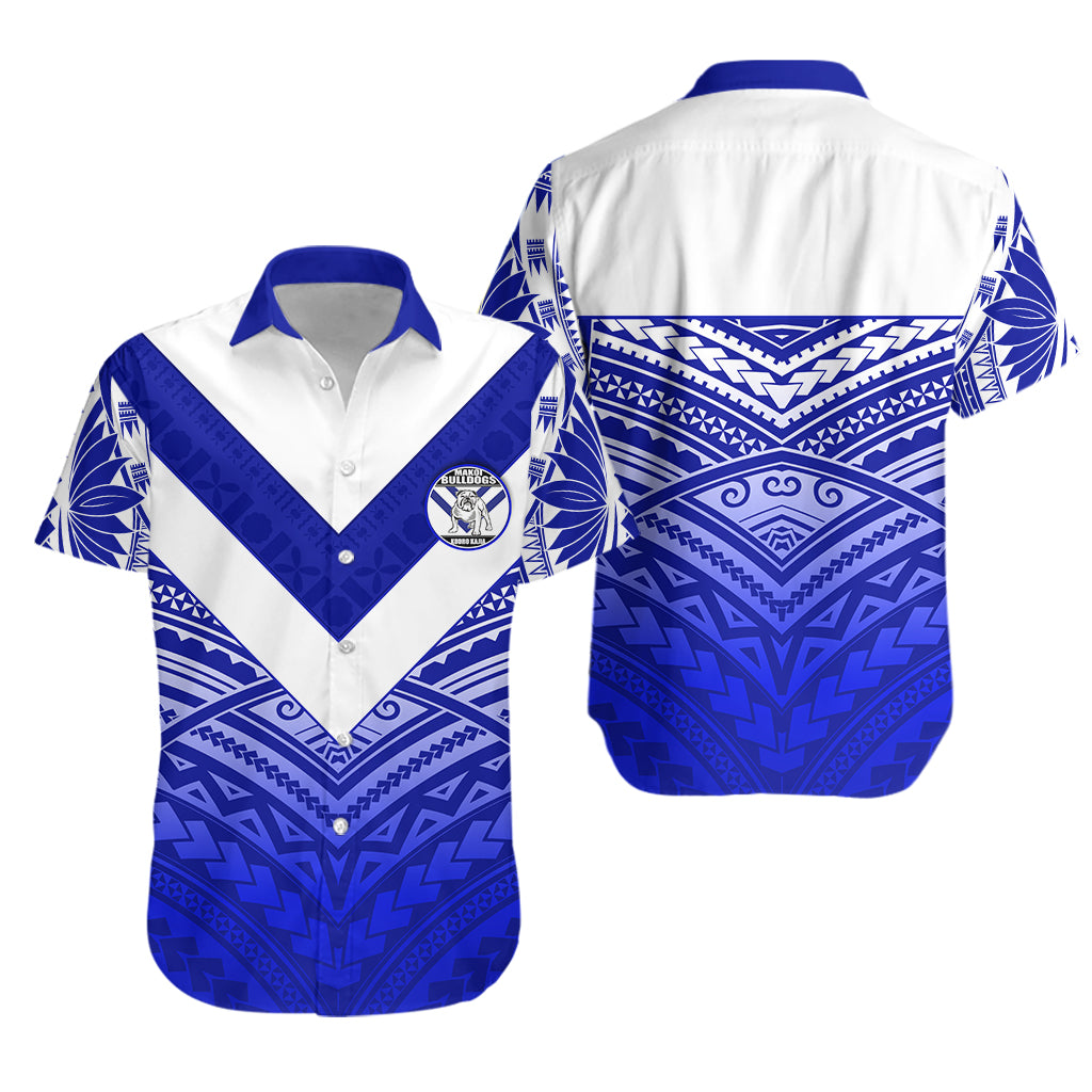 Makoi Bulldogs Hawaiian Shirt Forever Fiji Rugby - Version Fresh 03 LT13 Unisex Blue - Polynesian Pride