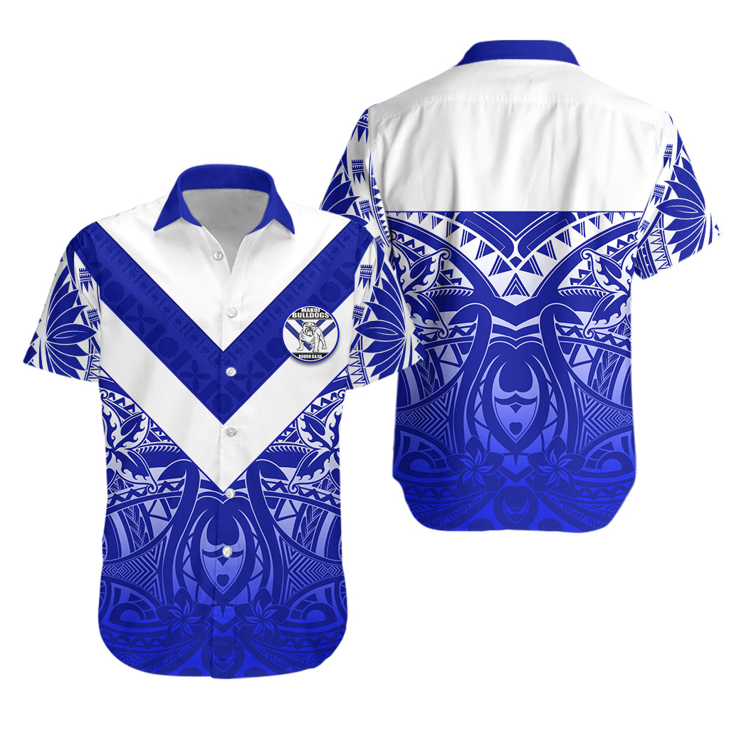 Makoi Bulldogs Hawaiian Shirt Forever Fiji Rugby - Version Fresh 02 LT13 Unisex Blue - Polynesian Pride