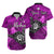 (Custom Personalised) The Shaka Hawaii Hawaiian Shirt Tropical Flowers Purple Version LT13 Unisex Purple - Polynesian Pride