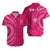 Custom Breast Cancer Awareness Polynesian Matching Hawaiian Shirt and Dress No One Fights Alone LT13 - Polynesian Pride