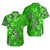 (Custom Personalised) Hawaii Hawaiian Shirt Polynesia Green Hibiscus and Map Mystical LT13 Unisex Green - Polynesian Pride