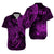 Custom Papua New Guinea Matching Dress and Hawaiian Shirt Raggiana Birds Of Paradise Purple LT13 - Polynesian Pride