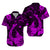 His And Her Hawaiian Matching Outfits Hawaii Matching Dress and Hawaiian Shirt Polynesia Purple Fish Hook LT13 - Polynesian Pride