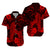 Polynesian Couple Outfits Hawaii Matching Dress and Hawaiian Shirt Polynesia Red Beautiful Hula Girl LT13 - Polynesian Pride