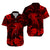 Hawaii Matching Polynesia Tribal Red Shark Dress and Hawaiian ShirtLT13 - Polynesian Pride