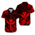 Hawaii Matching Polynesia Red Kanaka Maoli Dress and Hawaiian Shirt LT13 - Polynesian Pride