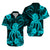 Hawaii Matching Polynesia Octopus Turquoise Hawaiian Dress and Shirt LT13 - Polynesian Pride