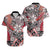 Custom Polynesian Couple Outfits Matching Hawaiian Tribal Dress And Hawaiian Shirt Tribal Plumeria with Polynesian Turtle Ver.03 LT14 - Polynesian Pride