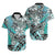 (Custom Personalised) Hawaii Hawaiian Shirt Tribal Plumeria With Polynesian Turtle Ver.04 LT14 Turquoise - Polynesian Pride