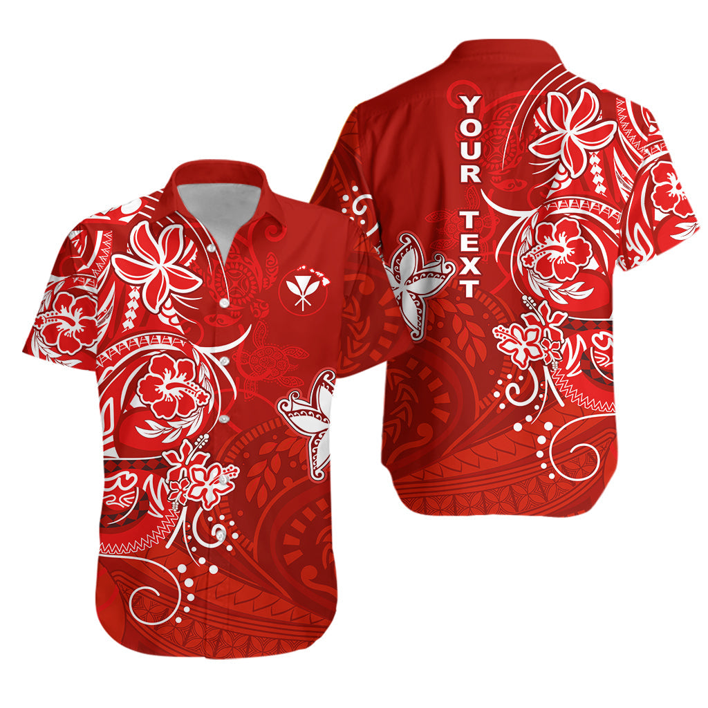 Custom Polynesian Flowers Matching Hawaiian Outfits For Couples Red LT13 - Polynesian Pride