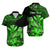 Custom Hawaii Monk Seal Matching Dress and Hawaiian Shirt Kakau with Kanaka Green LT14 - Polynesian Pride