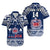 (Custom Personalise Text and Number) Samoa Rugby Hawaiian Shirt Toa Samoa Pacific Sporty LT14 Blue - Polynesian Pride