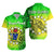 (Custom Personalised) Cook Islands Hawaiian Shirt Cook Islands Coat Of Arms Turtle Polynesian LT14 Unisex Green - Polynesian Pride