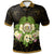 Hawaii Polo Shirt Polynesian Gold Patterns Collection Unisex Black - Polynesian Pride