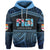 Fiji Constitution Day Polynesian Patterns Hoodie LT6 Unisex Blue - Polynesian Pride