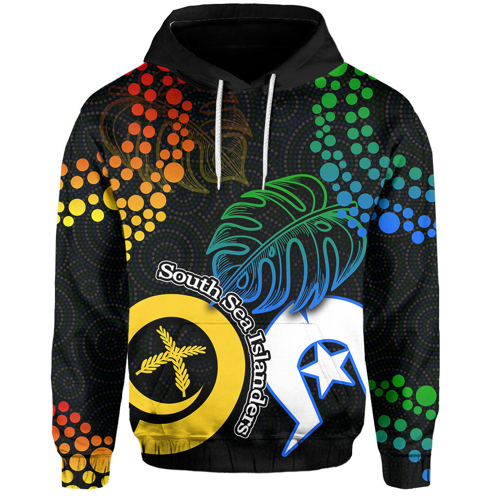 South Sea Islanders Hoodie Torres Strait Islander LT6 Black - Polynesian Pride