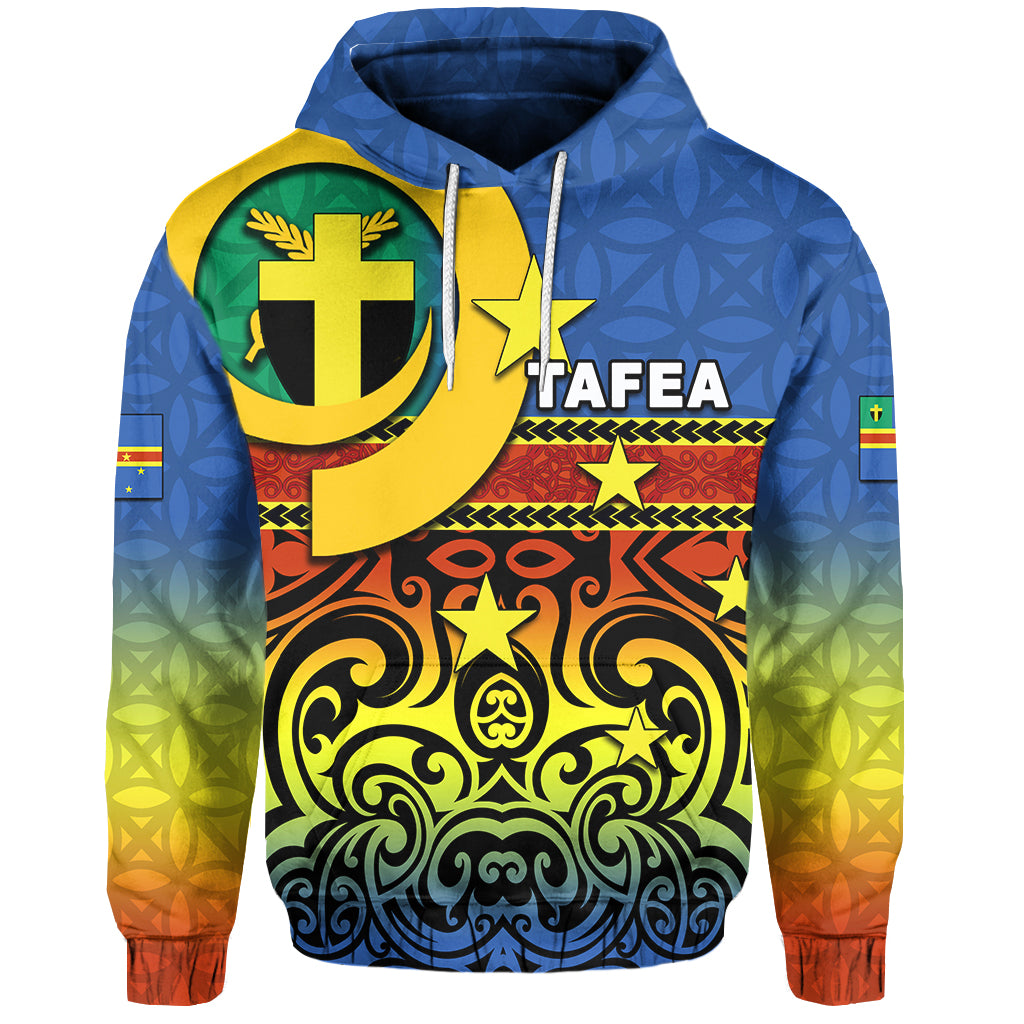 Tafea Day Hoodie of Vanuatu Polynesian Flag Style LT6 Yellow - Polynesian Pride