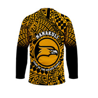 Hawaii Hockey Jersey Nanakuli High and Intermediate School Tribal Kakau LT14 - Polynesian Pride