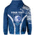 Custom Kailua High School Zip Hoodie Home of the Surfriders LT13 - Polynesian Pride