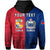 Custom TokoUso Zip Hoodie Tonga and Samoa Together LT13 - Polynesian Pride