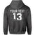 Custom Maori 2021 Zip Hoodie Aotearoa Tattoo Custom Text and Number LT13 - Polynesian Pride