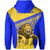 Custom Suva Grammar Fashion Zip Hoodie (For Kid) Fiji School Version Lion Blue LT13 - Polynesian Pride