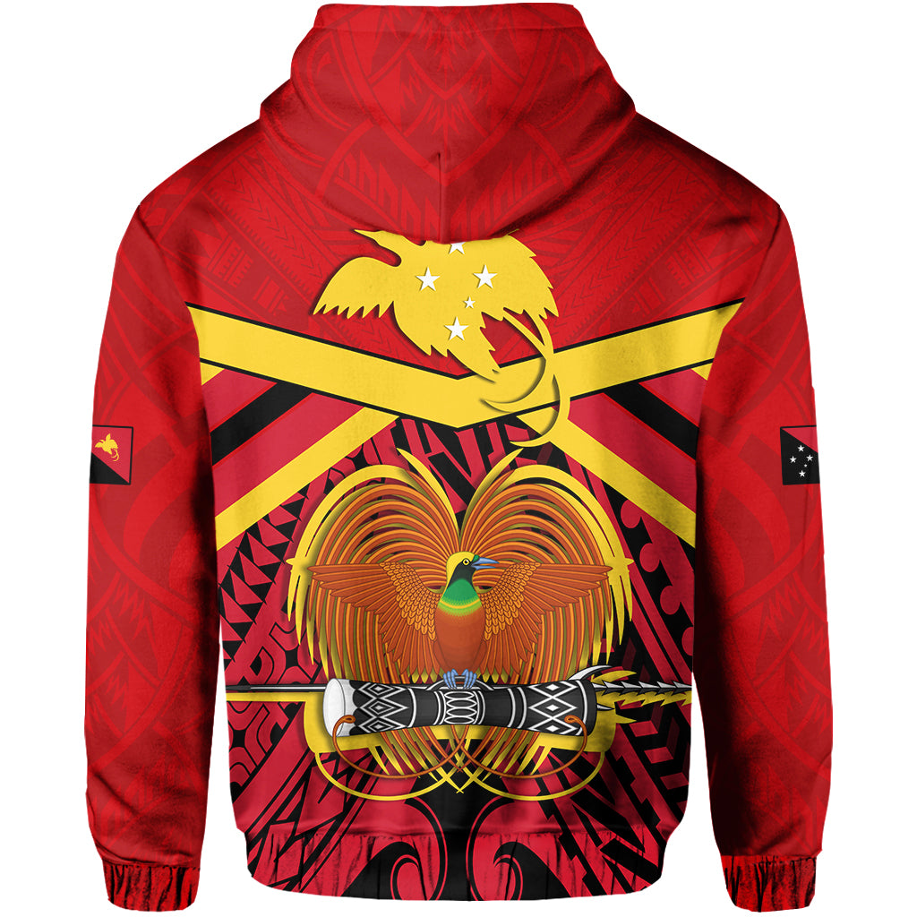 Papua New Guinea Zip Hoodie the One and Only LT13 - Polynesian Pride