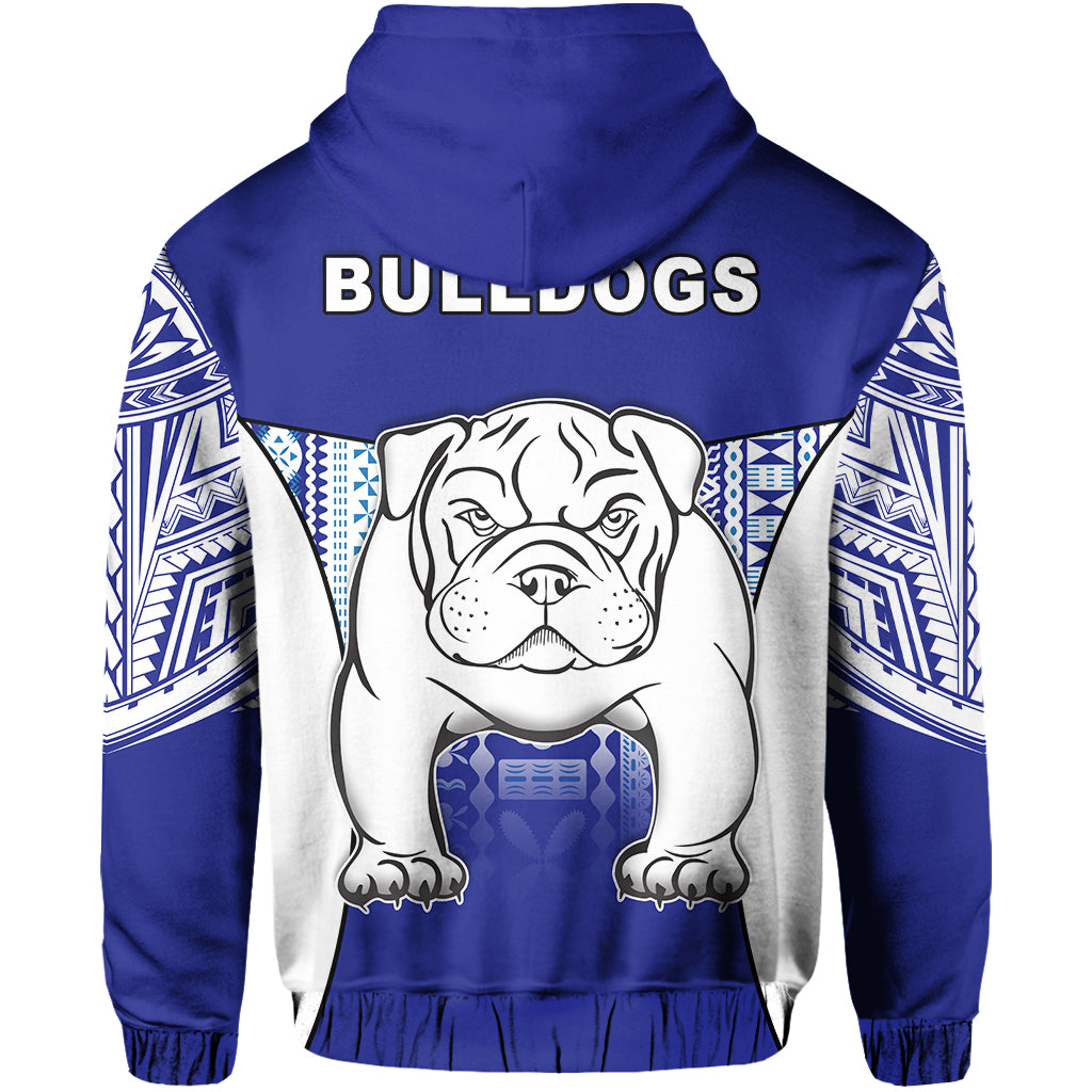 Makoi Bulldogs Hoodie Mix Tapa Fijian LT13 - Polynesian Pride