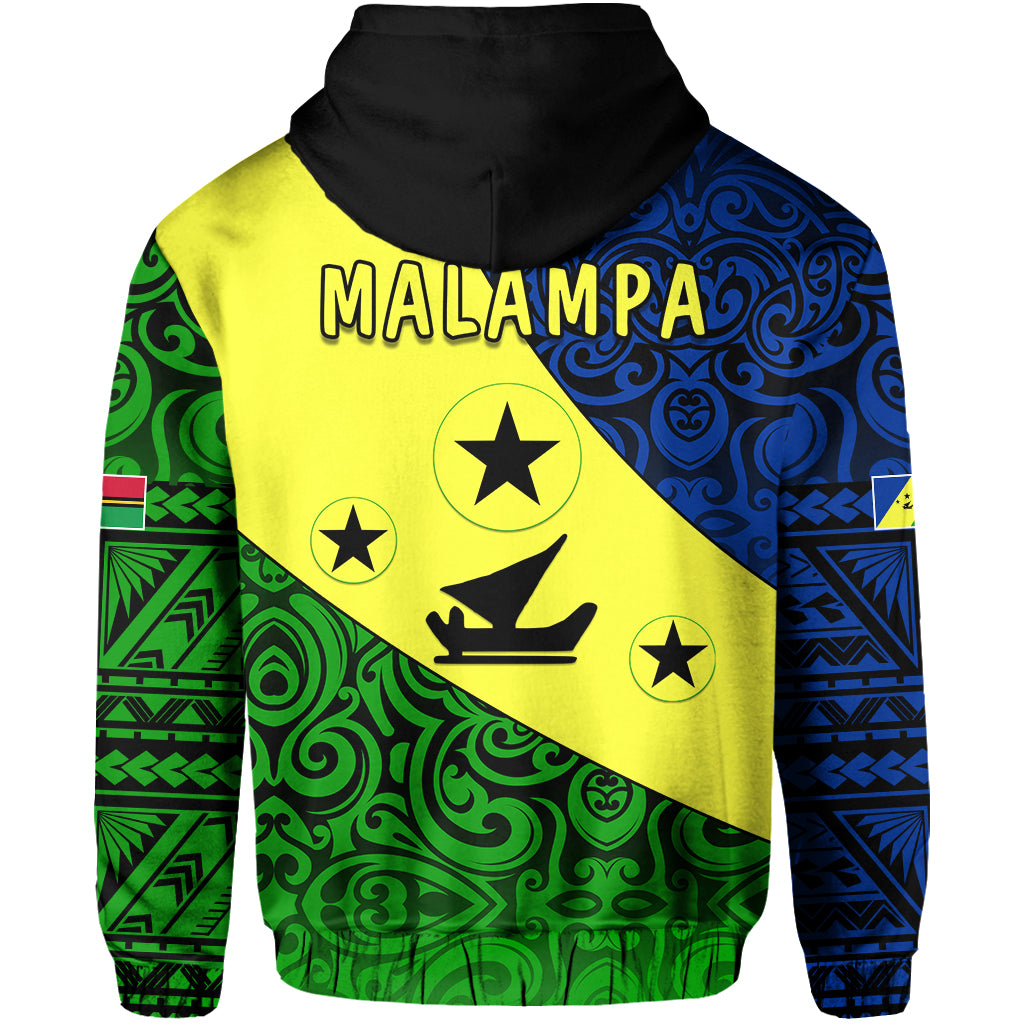 Malampa Province Zip Hoodie Vanuatu Pattern LT13 - Polynesian Pride