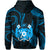 Custom Tonga Pattern Hoodie Always Proud Version Blue LT13 - Polynesian Pride