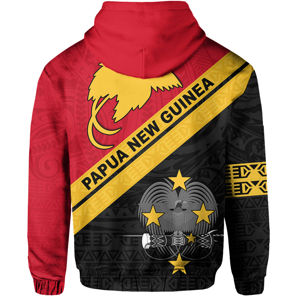 Custom Papua New Guinea Rugby Zip Hoodie The Kumuls PNG LT13 - Polynesian Pride