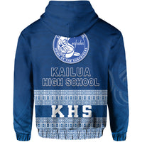 Kailua High School Hoodie KHS Hawaii Pattern LT13 - Polynesian Pride