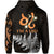 Leo Zodiac Style Maori Hoodie Orange Lion LT13 - Polynesian Pride